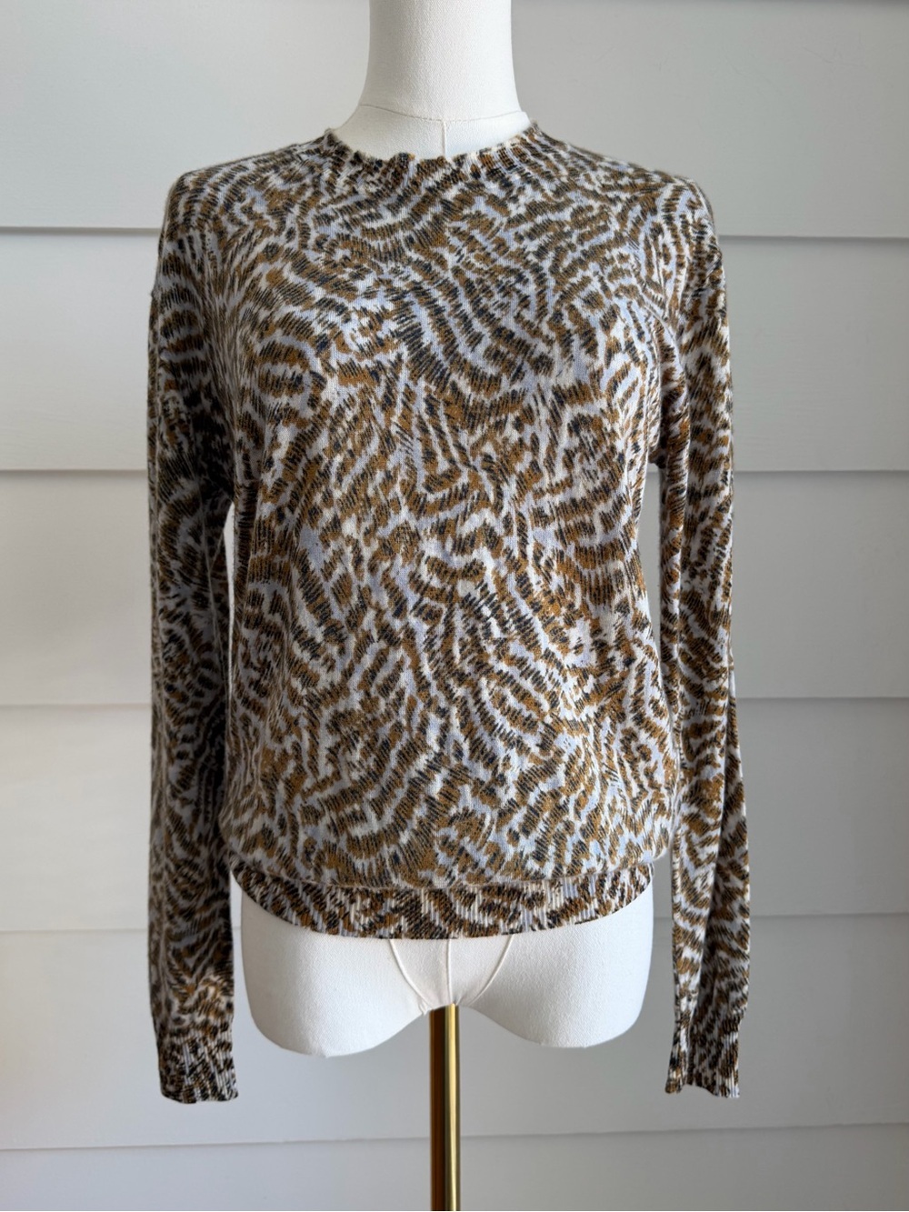 Forte Forte Printed Cashmere Sweater size M